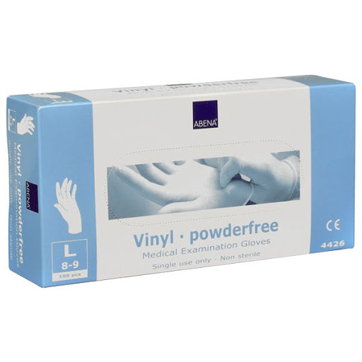 Large vinyl P/F gloves