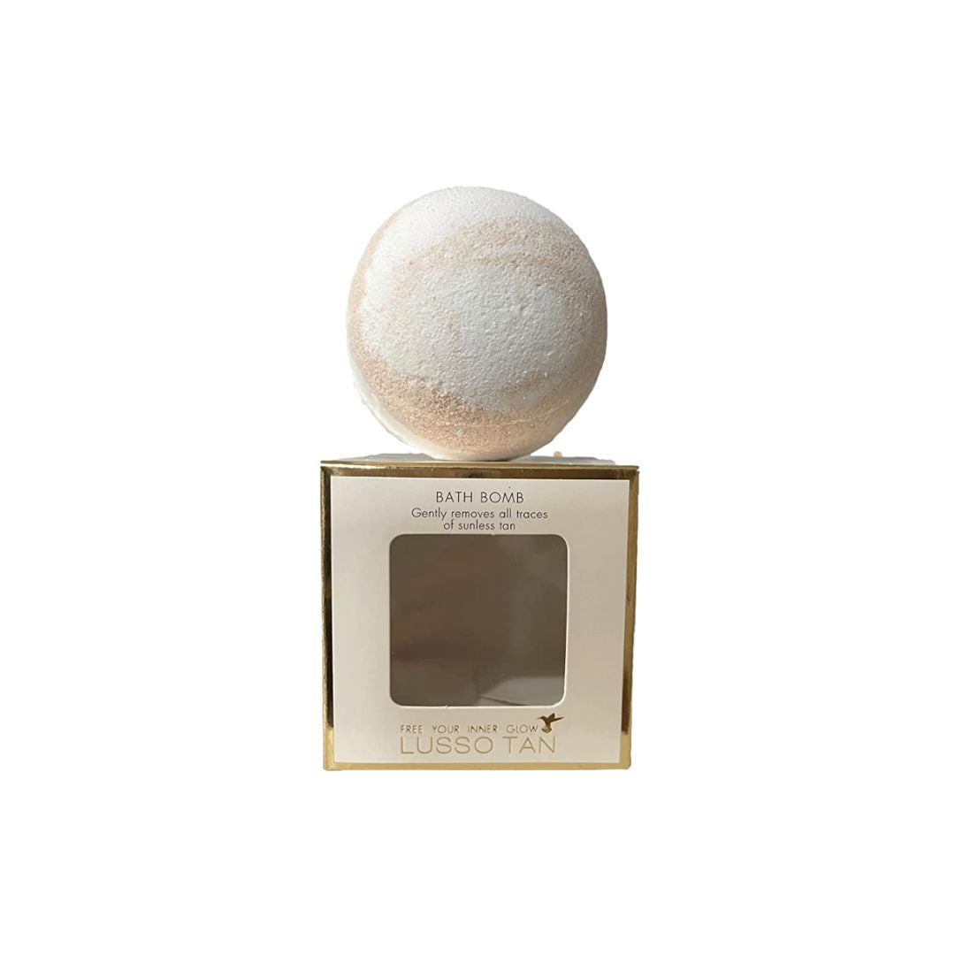 Lusso Tan Removing Bath Bomb - Original Lemon