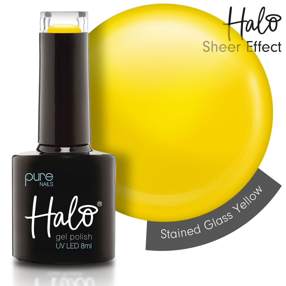 Halo Stained Glass Yellow