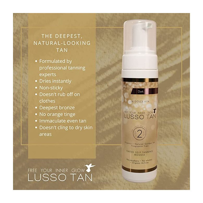 Lusso Tan Mousse - Dark Tanning Mousse 200ml