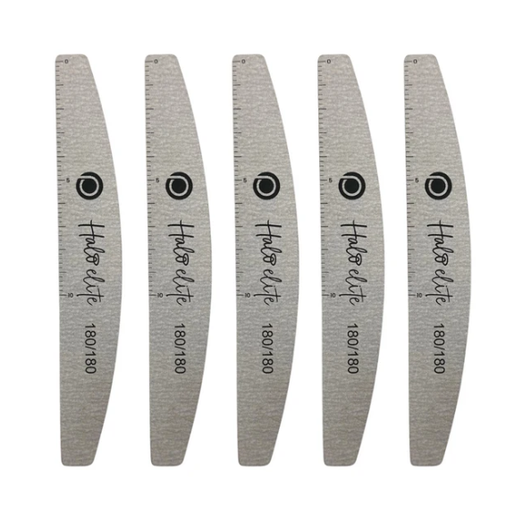 Elite half moon Zebra files 180/180 10pk
