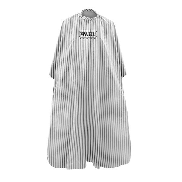 Wahl Barbers Cape White & Black Stripes