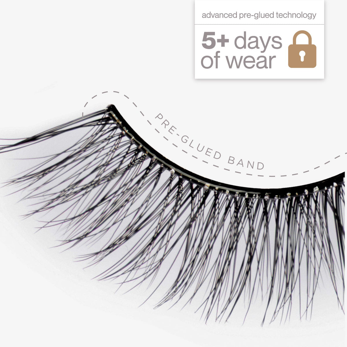 Tatti Lashes Pre Glued Half Lash | Tabitha